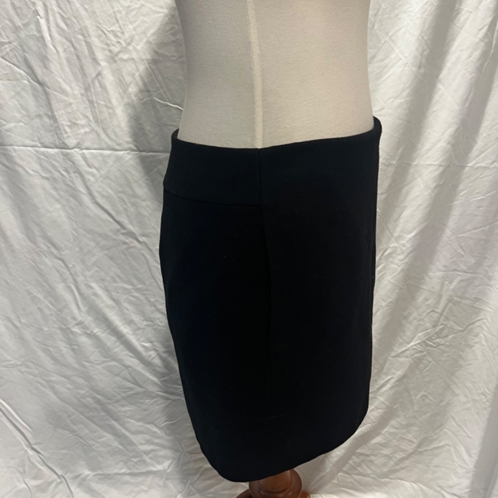 J.Crew Classic Black Wool Women's Skirt w/ Pockets - Picture 6 of 6